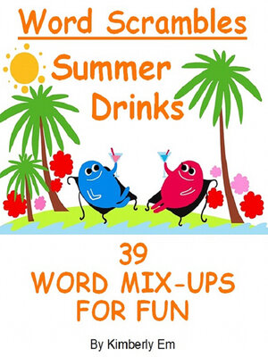 cover image of Summer Drinks Word Scrambles